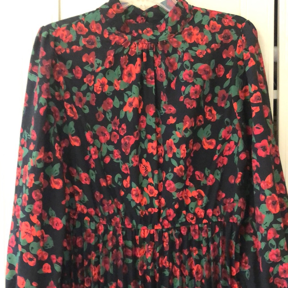 Maxi,long sleeve floral dress
